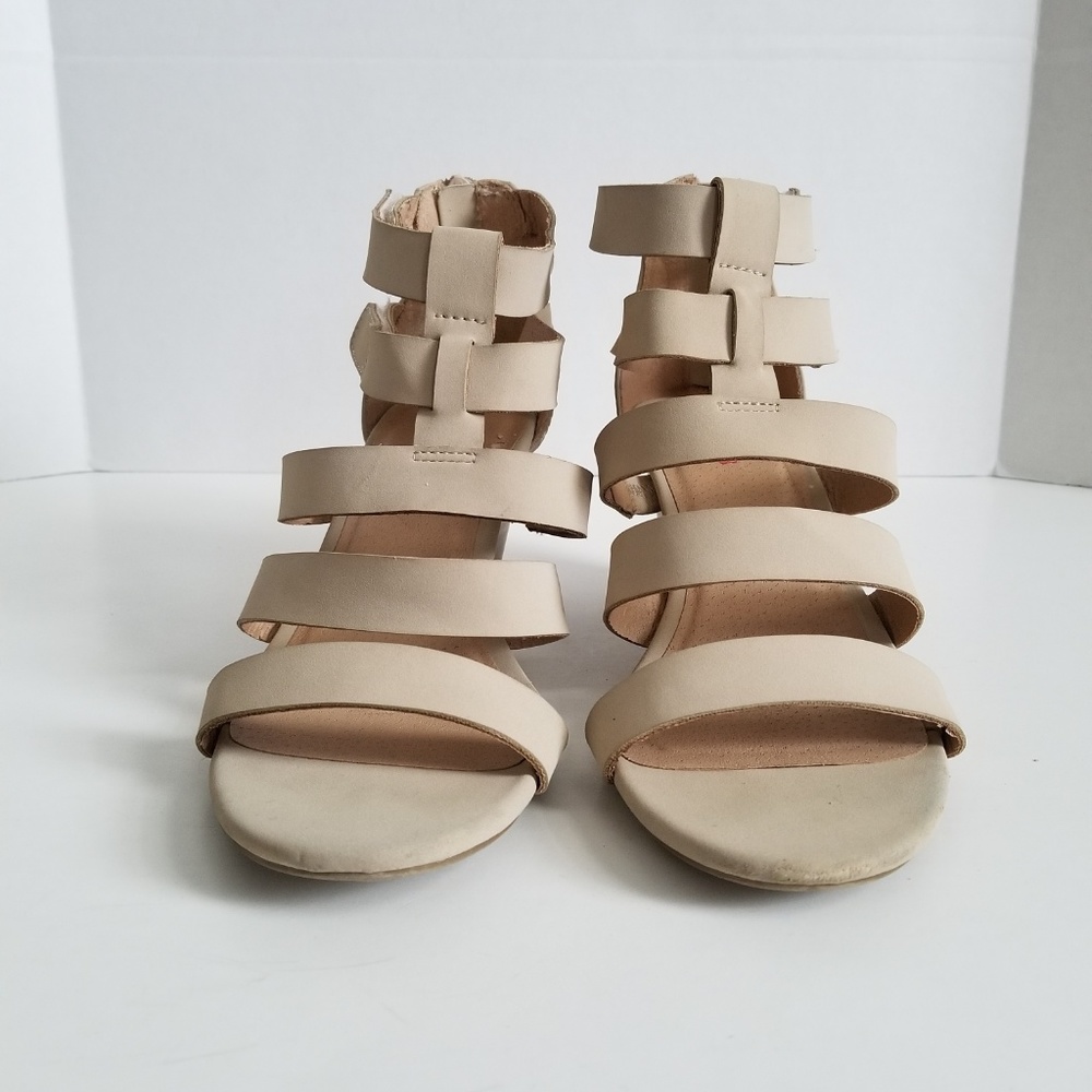 JustFab Skylee Wms Sandals Wedge Heels 8.5 - Picture 2 of 5